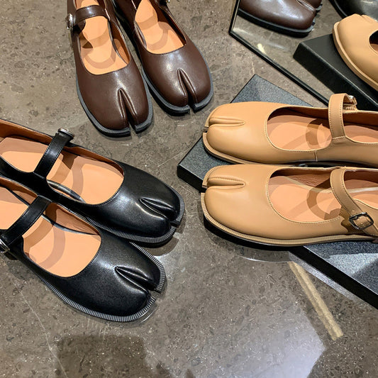 Andrea's™ | Damen-Schuhe aus weichem Leder mit Zehentrennung