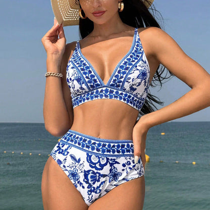 Pinterest-inspirierter Andrea Serena High Waist Bikini