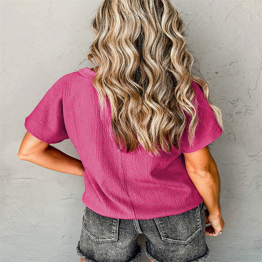 Locker geschnittenes T-Shirt im Pinterest-Stil von Andrea Serena