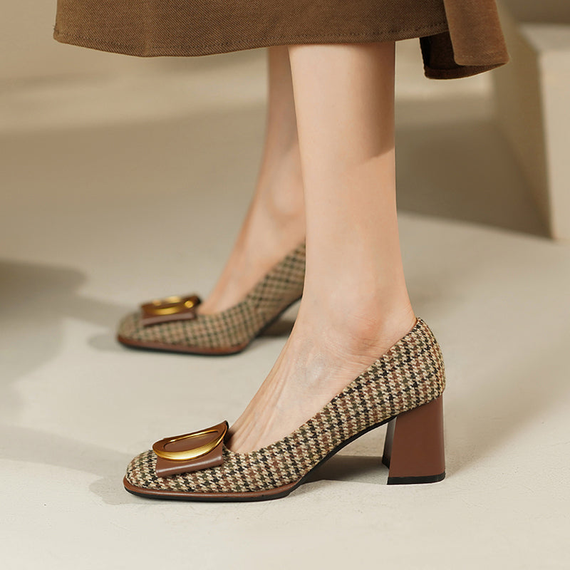 Chic Bow Metal Heels by Andrea Serena