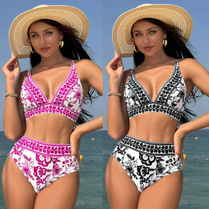 Pinterest-inspirierter Andrea Serena High Waist Bikini
