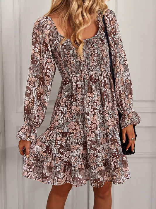 Boho-Kleid mit Blumenmuster von Andrea Serena
