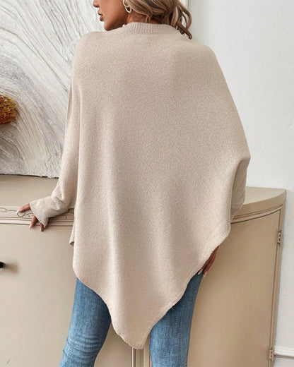 Andrea's™ | Blumiges Weites Sweatshirt mit Fledermausärmeln