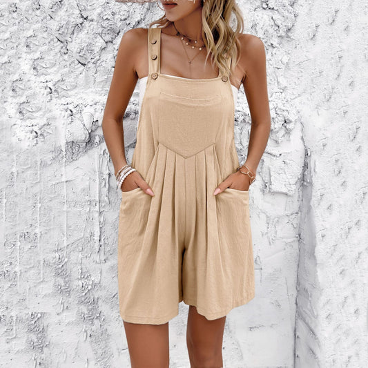 Pinterest-Inspired Andrea Serena Short Jumpsuit