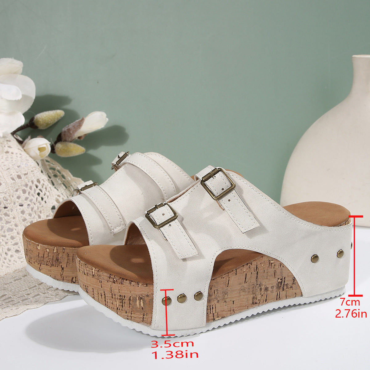 Elegante Plateau-Sandalen von Andrea Serena