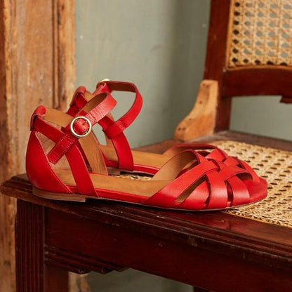 Andrea's™ | Flache Sandalen mit Ausschnitten