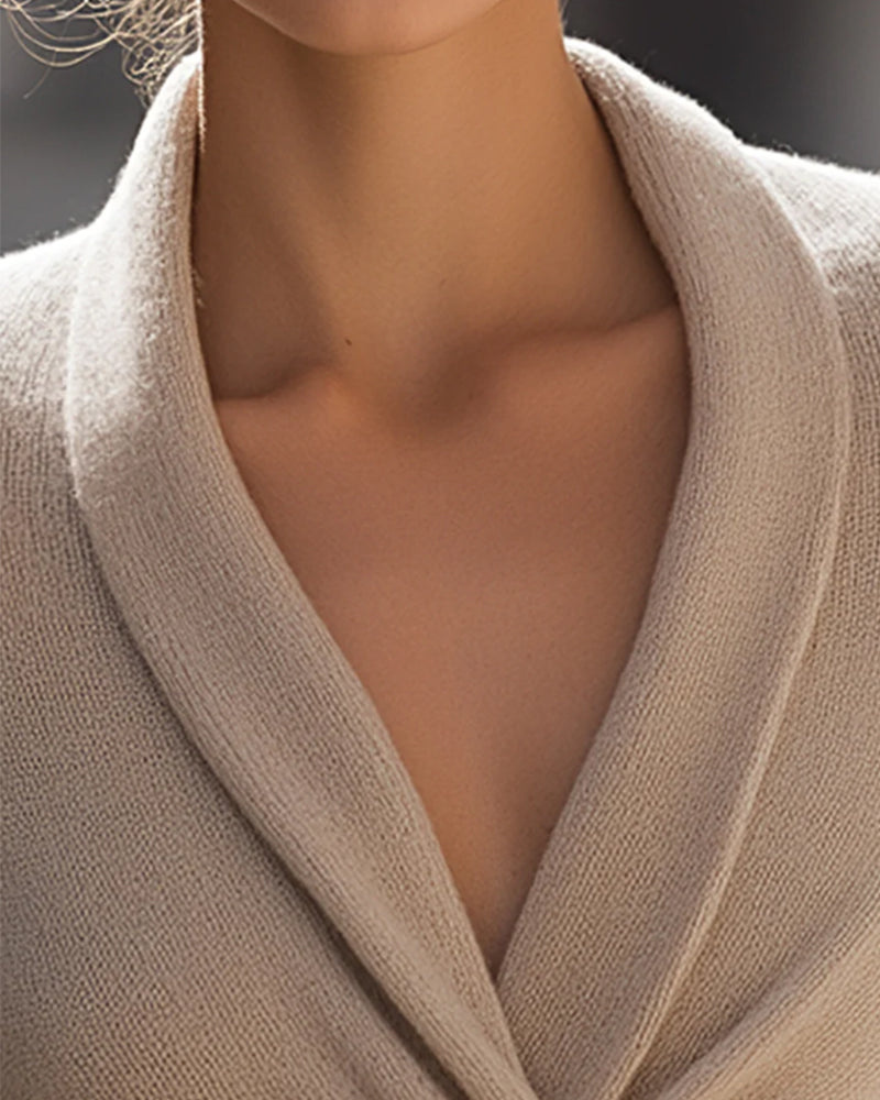 Andrea's™ | Modischer Überkreuz-Pullover Mit V-Ausschnitt