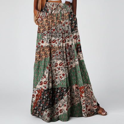 Maxirock von Andrea Serena mit Boho-Print