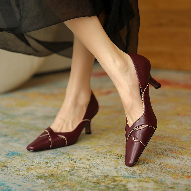 Elegante Lederpumps von Andrea Serena