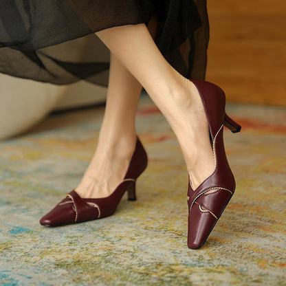 Elegante Lederpumps von Andrea Serena