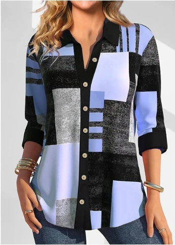 Andrea's™ | 3D-gedrucktes Langarmshirt
