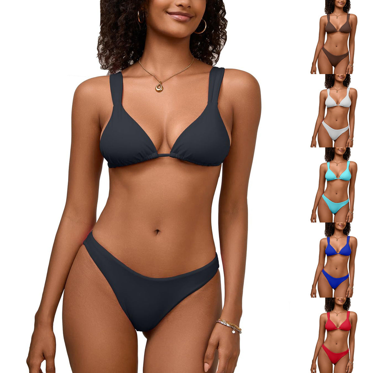 Eleganter Andrea Serena Bikini-Badeanzug mit Schnürung