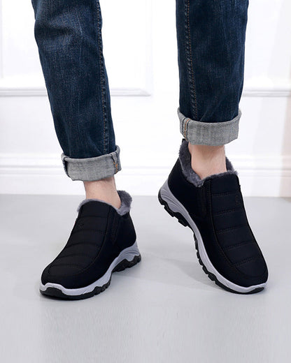 Andrea's™ | Schneeschuhe aus dickem Fleece in einfarbigen Farben