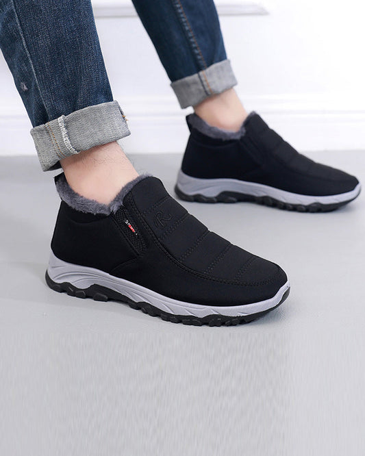 Andrea's™ | Schneeschuhe aus dickem Fleece in einfarbigen Farben