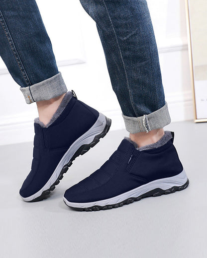 Andrea's™ | Schneeschuhe aus dickem Fleece in einfarbigen Farben