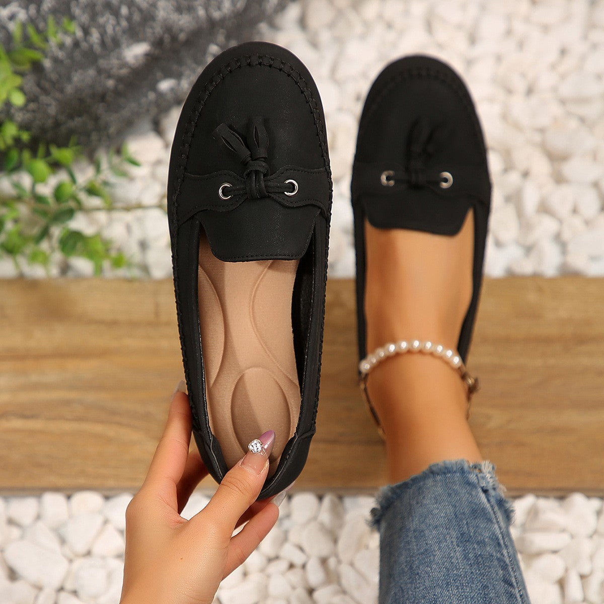 Klassischer Komfort: Andrea Serena Damen-Loafer