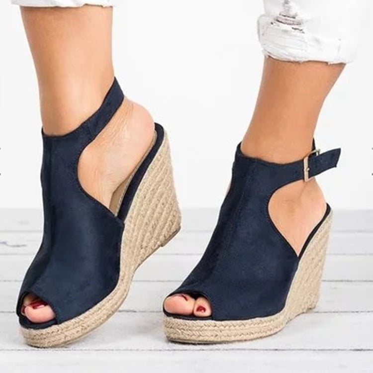Elegante Plateau-Keilsandalen von Andrea Serena