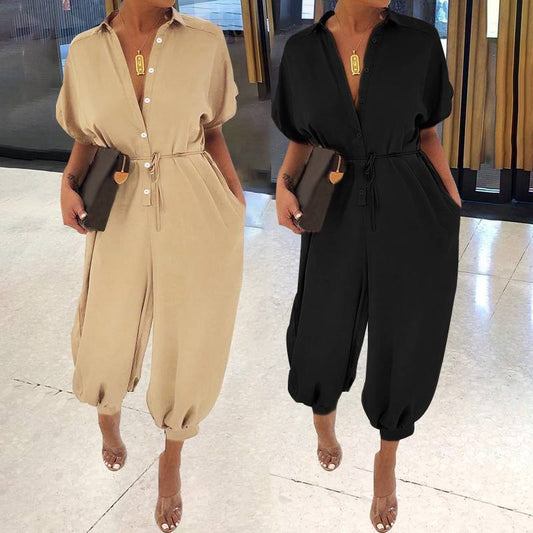 Andrea's™ | Retro-Jumpsuit mit Knopfleiste