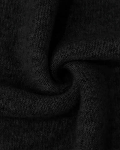 Andrea's™ | Pullover Stehkragen Gemustert Kontrast