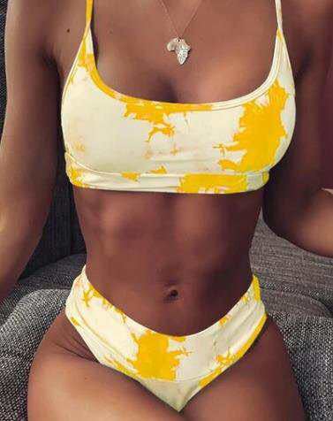 Gradient High Waist Bikini von Andrea Serena