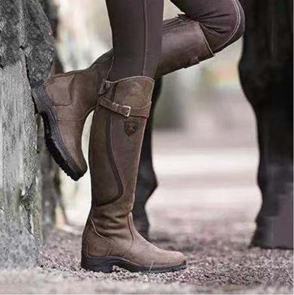 Andrea's™ | Damen Reitstiefel in Mid-Calf-Länge
