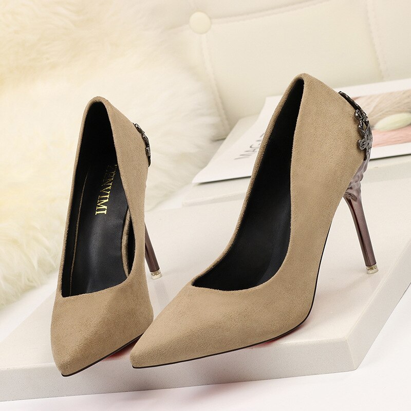 Elegante Wildleder-High Heels von Andrea Serena