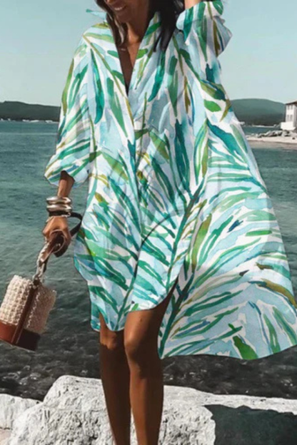 Lunaria™ | Luftiges Blumenkleid mit fließender Silhouette