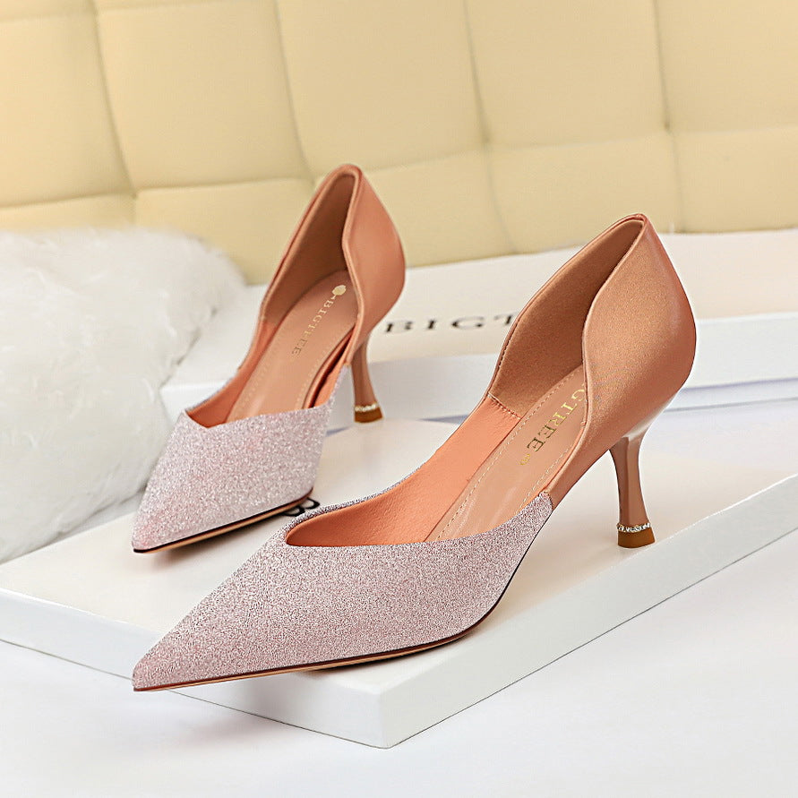 Elegante Color-Blocking-Pumps von Andrea Serena