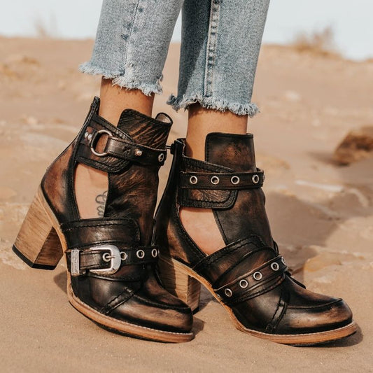 Andrea's™ | Riemchen-High Heels mit Schnallendetail