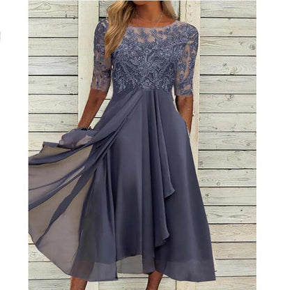 Andrea's™ | Chiffonspitzenkleid