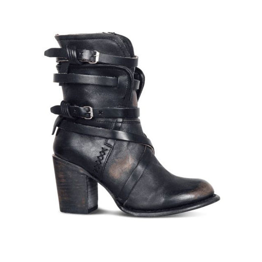 Andrea's™ | Stiefeletten mit Riemendetails