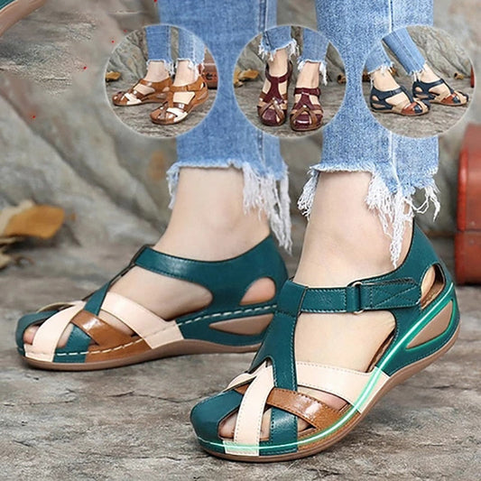Comfort Wedge Sandals by Andrea Serena for Everyday Wear