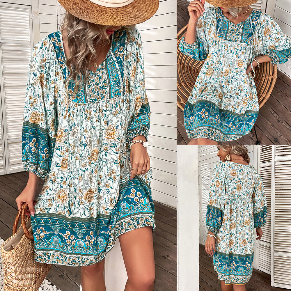 Boho Floral Andrea Serena Summer Dress