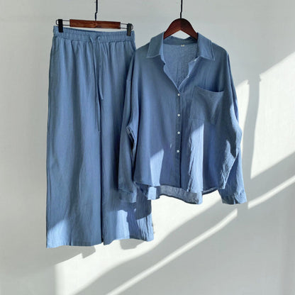 Entspanntes Baumwoll-Leinen-Set von Andrea Serena