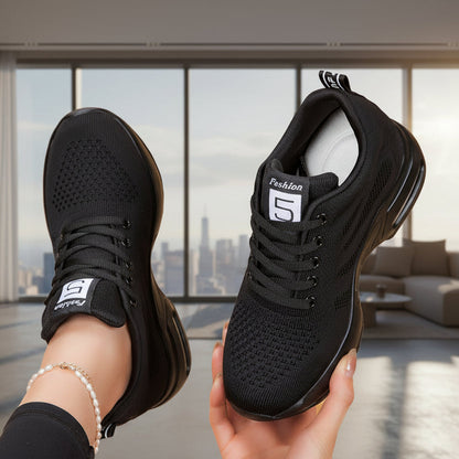 Atmungsaktive Mesh-Plateau-Sneaker von Andrea Serena
