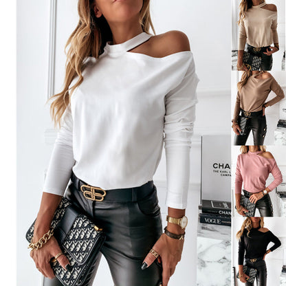 Chic Cutout Long Sleeve Top by Andrea Serena