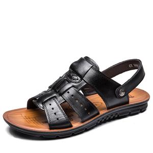 Klassische Komfort-Sandalen von Andrea Serena für Herren aus Rindsleder