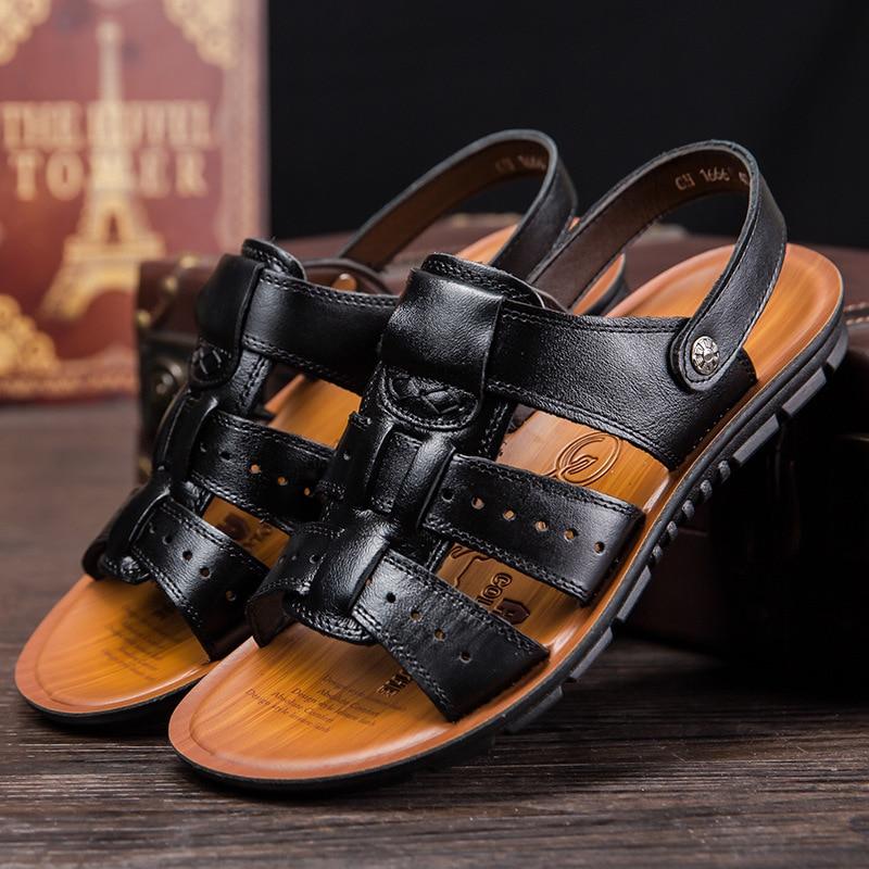 Classic Comfort Andrea Serena Men's Cowhide Sandals