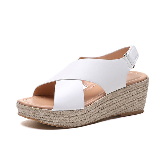 Andrea's™ | Sommerliche Viskose-Gummisandalen