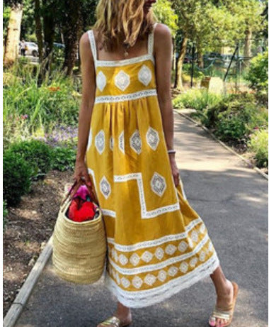 Andrea's™ | Ärmelloses Boho-Maxikleid