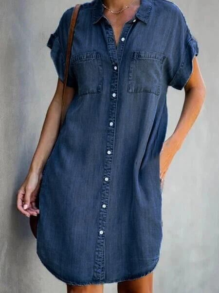 Andrea's™ | Klassisches Denim-Minikleid
