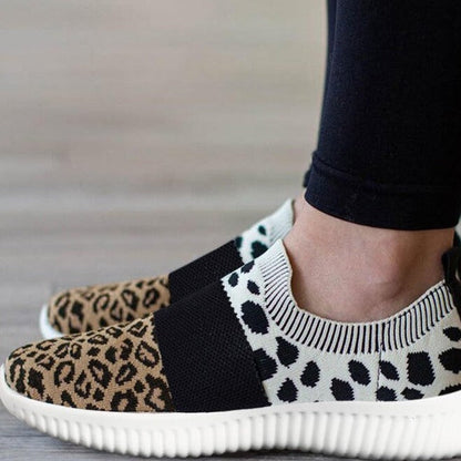 Leopard-Strick-Sneaker zum Hineinschlüpfen von Andrea Serena