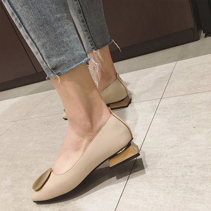 Elegante Andrea Serena Mary Jane Ballerinas mit mittelhohem Absatz