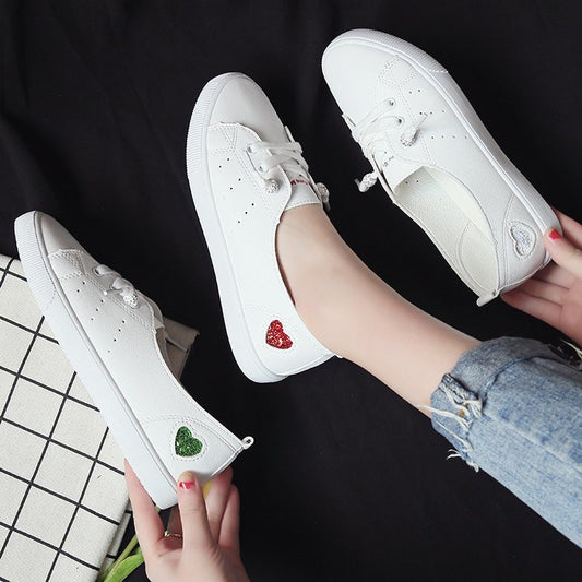 Chic Heart Slip-On Sneakers by Andrea Serena