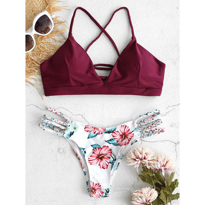 Pinterest-inspiriertes Andrea Serena Flecht-Bikini-Set