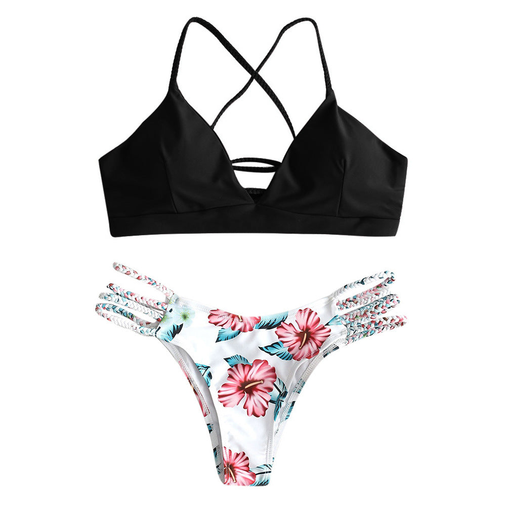 Pinterest-inspiriertes Andrea Serena Flecht-Bikini-Set
