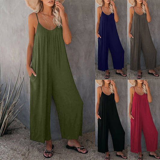 Relaxed Fit Andrea Serena Pinterest-Inspired Jumpsuit