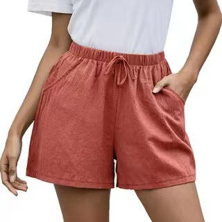 Effortless Linen Shorts Andrea Serena Women's Wide Leg
