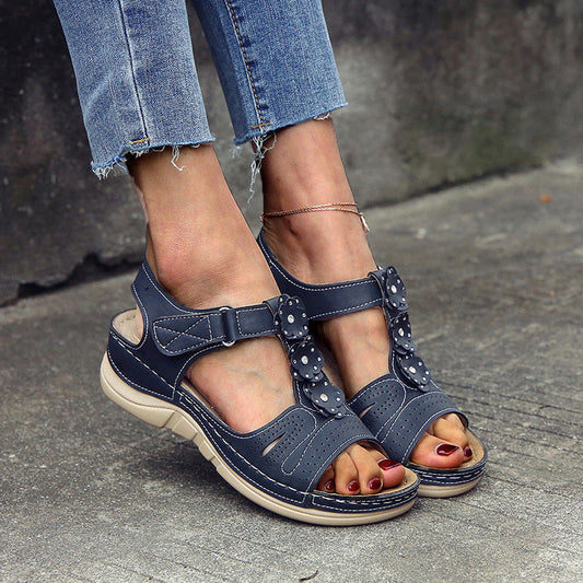 Pinterest-Inspired Floral Sandals by Andrea Serena