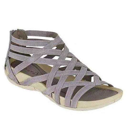 Andrea's™ | Lässige flache Sandalen mit überkreuzten Riemen